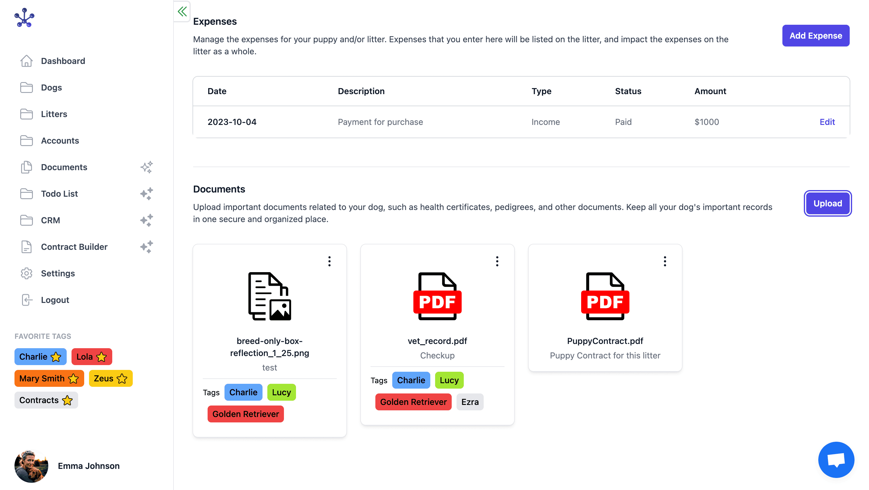Documents and Photos